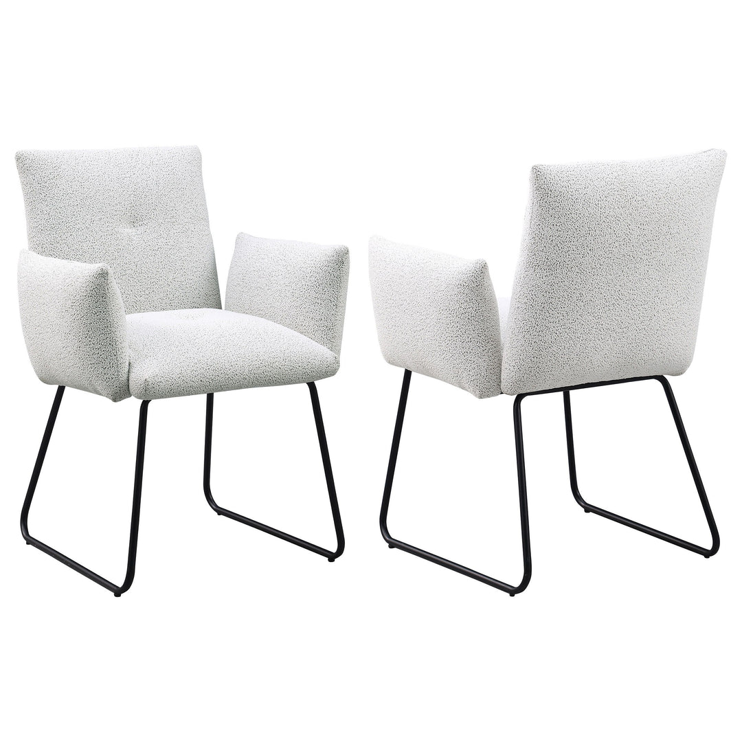 Coaster Furniture Ackland - Upholstered Dining Side Chair  - Light Gray