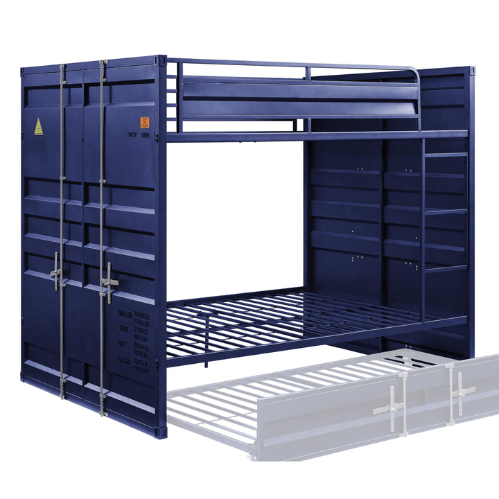 Cargo - Full Over Full Bunk Bed - Blue