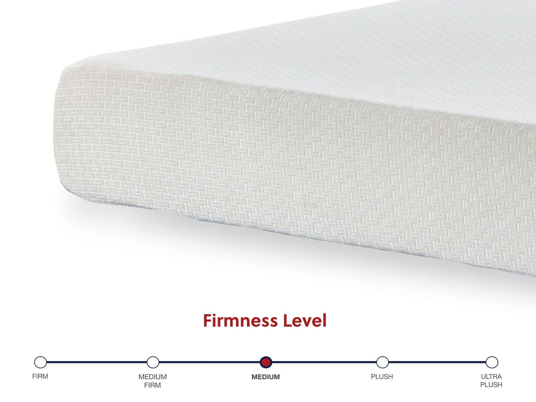 Chime 8 Inch Memory Foam - Full Mattress - 8-inch - White