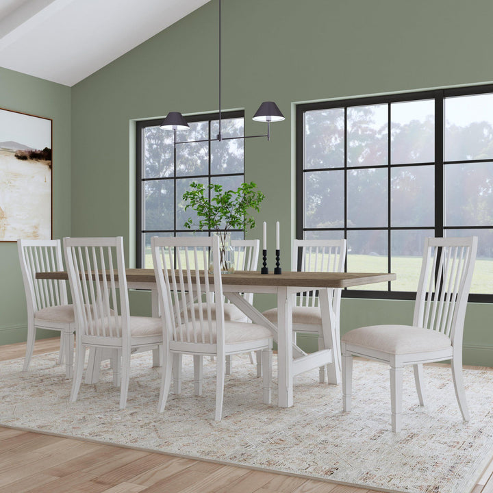 Melody Rectangular Dining Table White