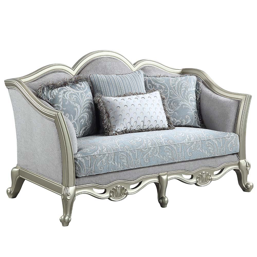 qunsia-loveseat-with-4-pillows-light-gray-linen-champagne