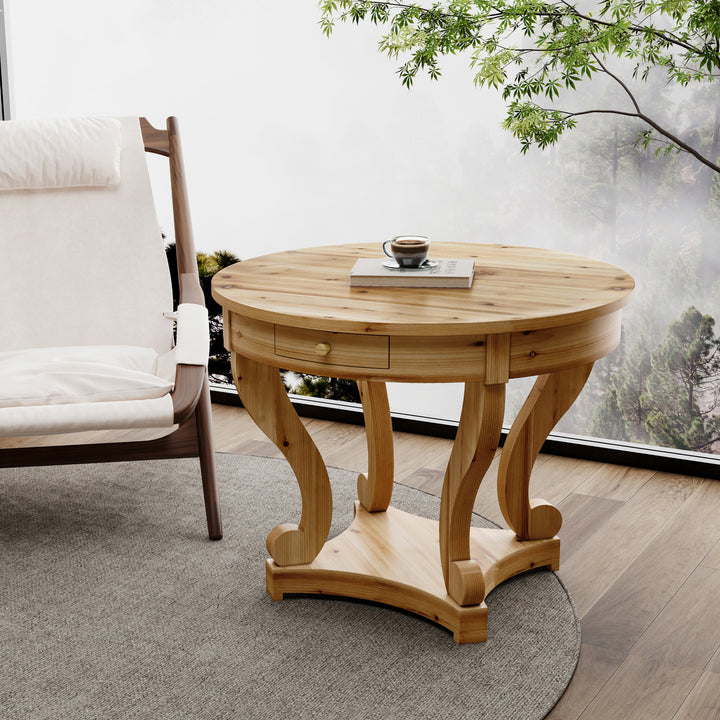 small-round-curved-legs-farmhouse-style-table-kitchen-natural-wood