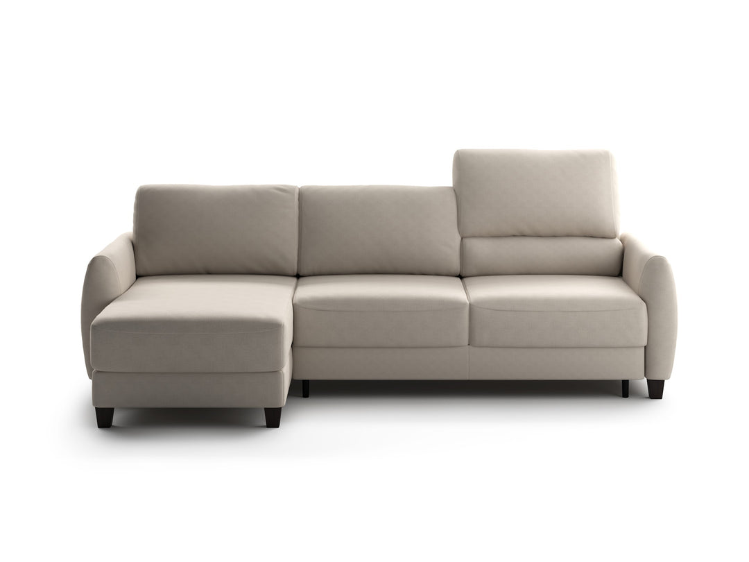 Luonto Delta studio - Delta LHF-Chaise-RHF-Loveseat-Sleeper Cloud-02 104-9 Smoked-Birch Closed Front