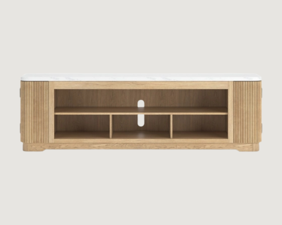 Camdill 80" Extra Large TV Stand with Fireplace Option