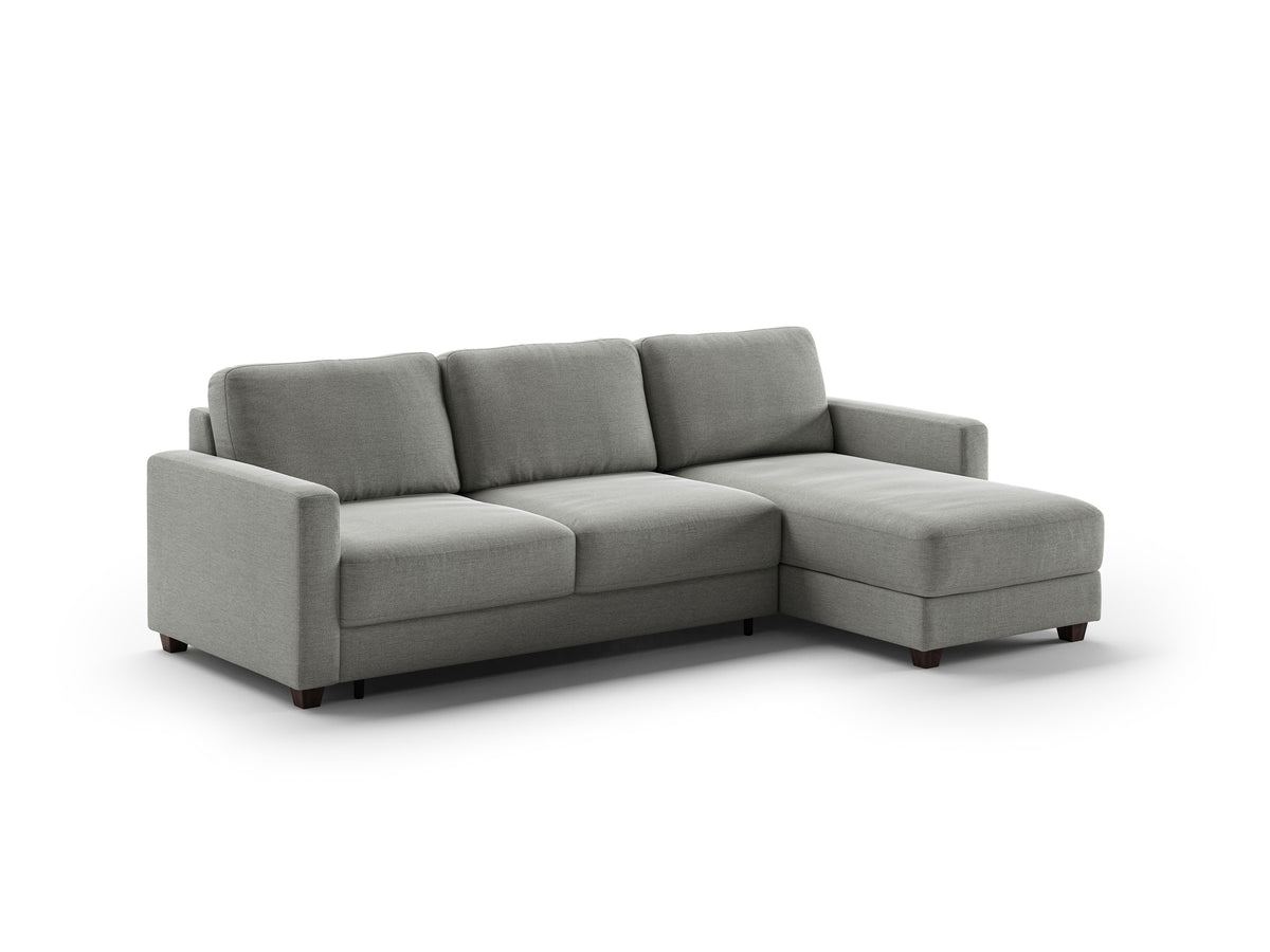 Luonto Hampton studio - Hampton Queen-Loveseat-Chaise Rodeo-104 104-6 Walnut Closed Angle