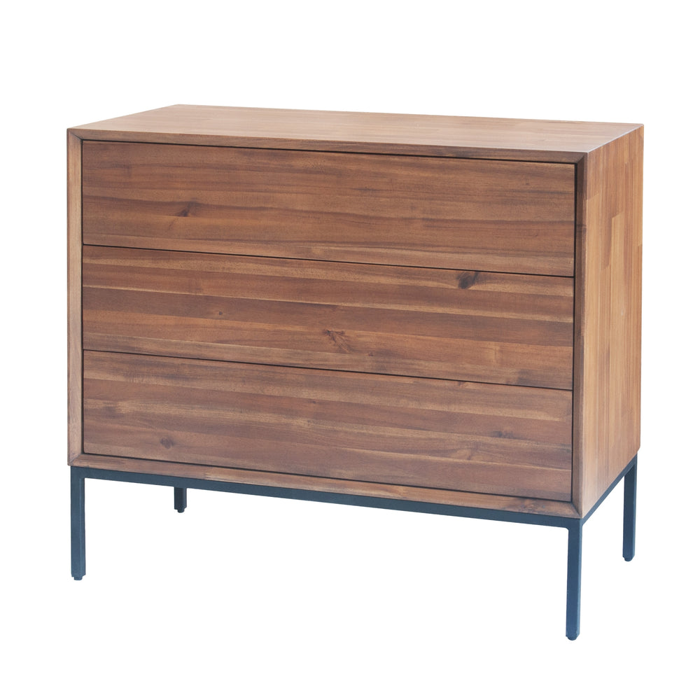 Hathaway Chest 3 Drawers - Newton Brown
