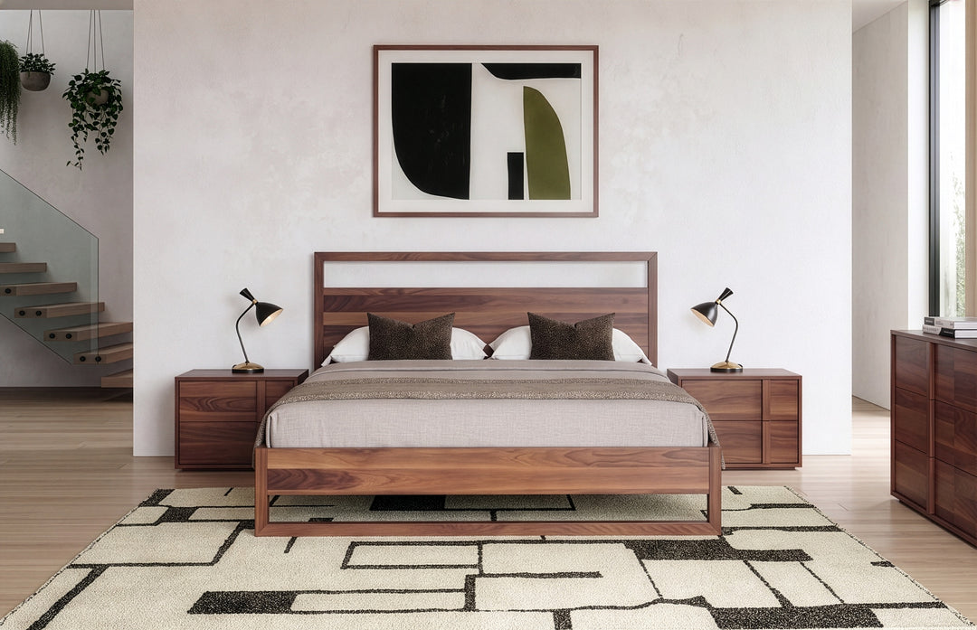 Berlin - Modern Walnut Bedroom Set