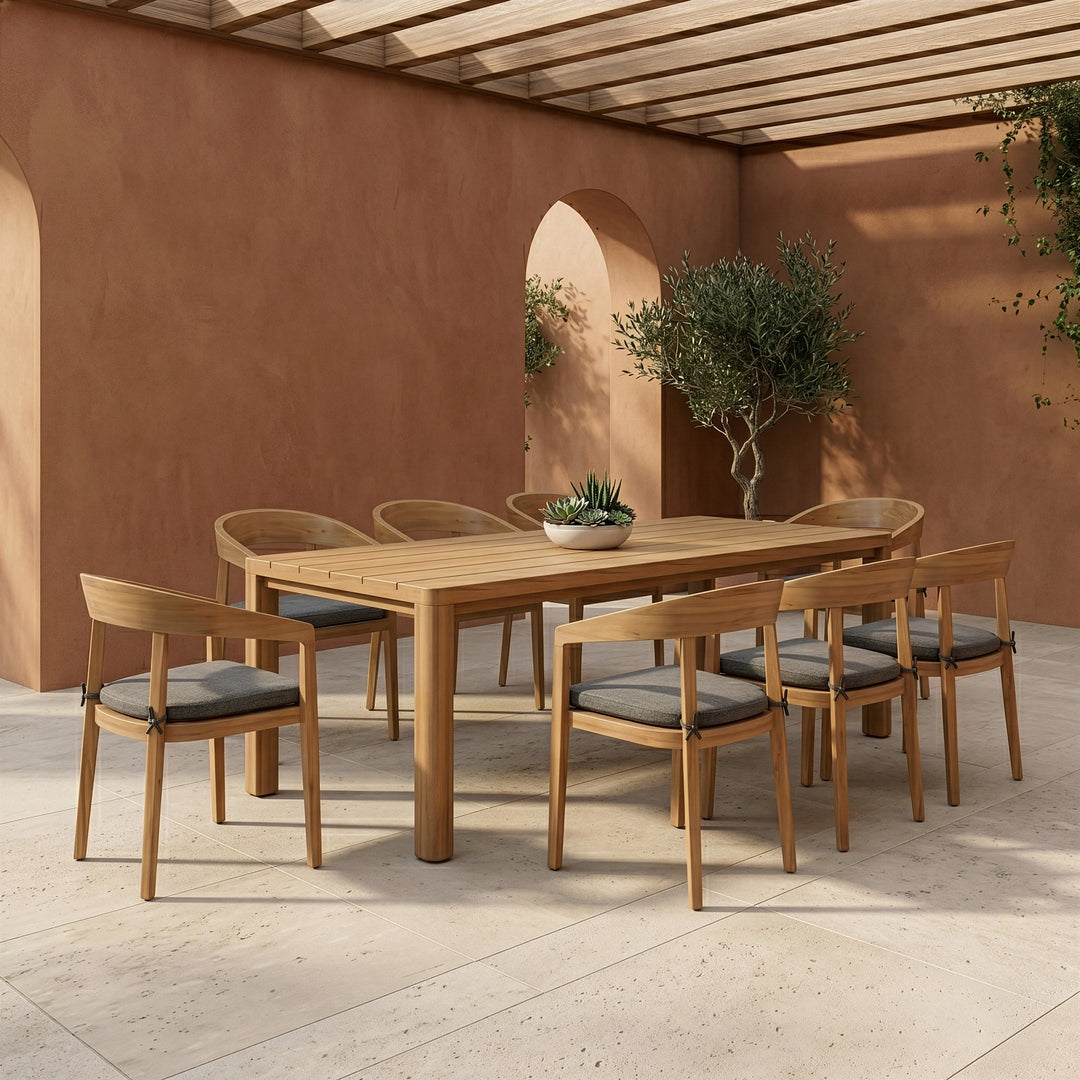 Evora - Outdoor Eucalyptus Rectangular Dining Table