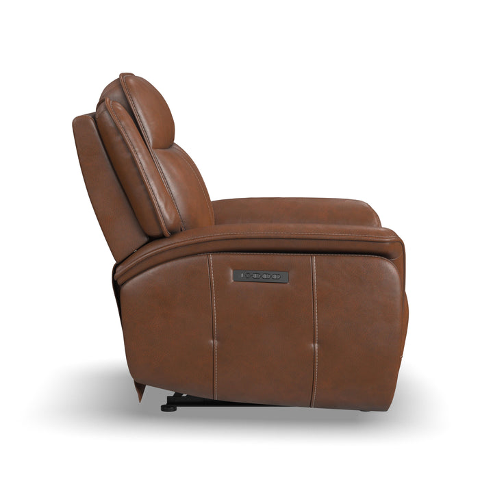 Swift Power Recliner With Power Headrest &amp; Lumbar Hazelnut