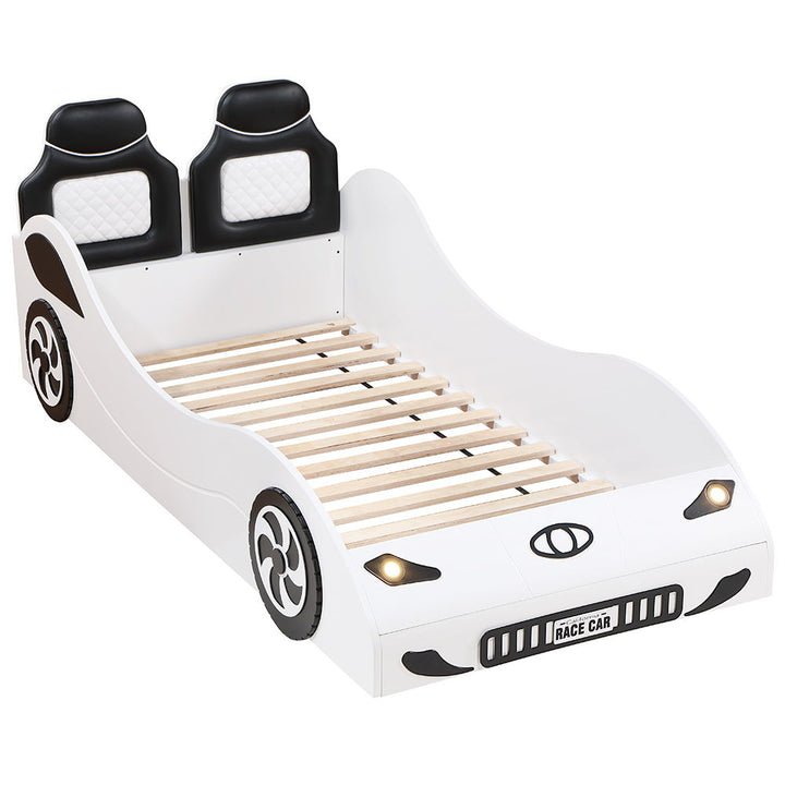 Colen - Twin Car Bed - White