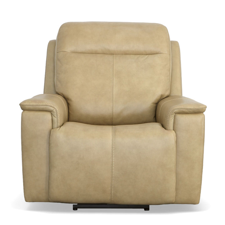 Odell Power Recliner With Power Headrest &amp; Lumbar Stone