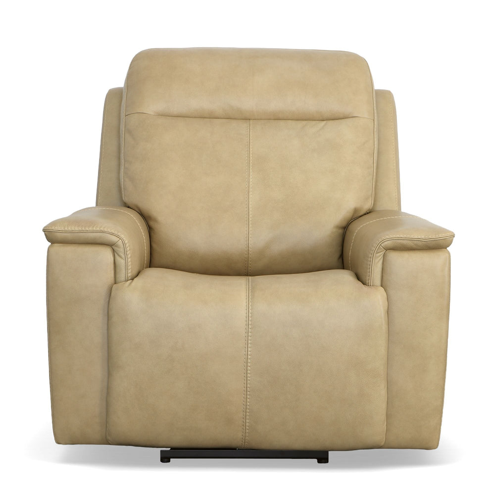 Odell Power Recliner With Power Headrest & Lumbar Stone