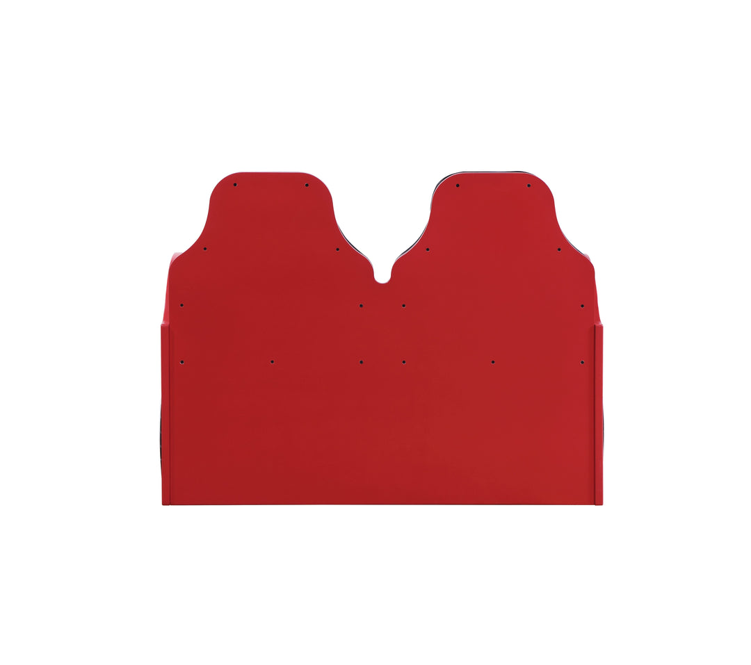 Colen - Twin Car Bed With LED - Red