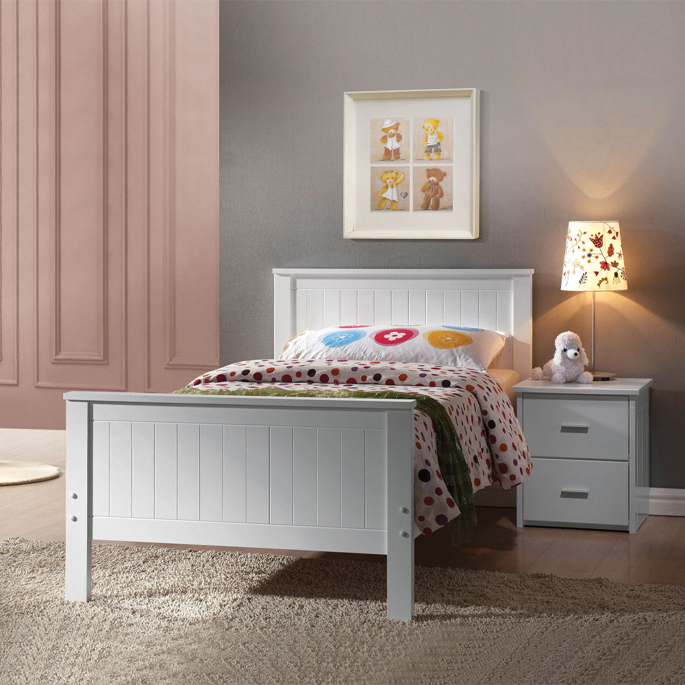 Bungalow - Twin Bed - White