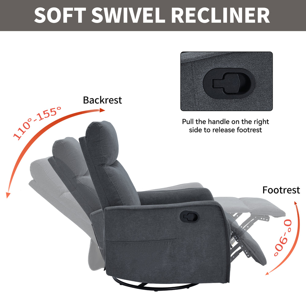 heat-massage-manual-recliner-chair-with-rocker-and-swivel-grey-fabric