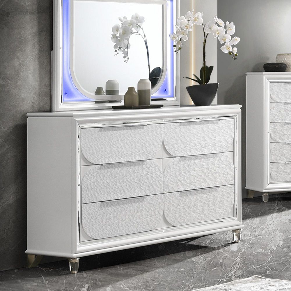 ACME Furniture Tarian Dresser Pearl White