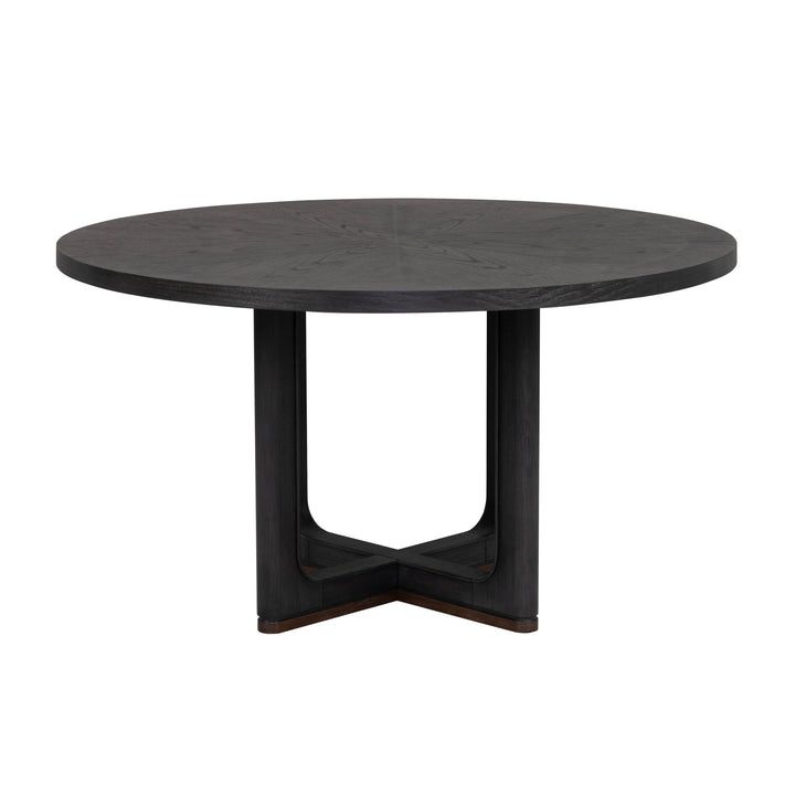 flexsteel-w1027-834-waterfall-round-dining-table-deep-ebony