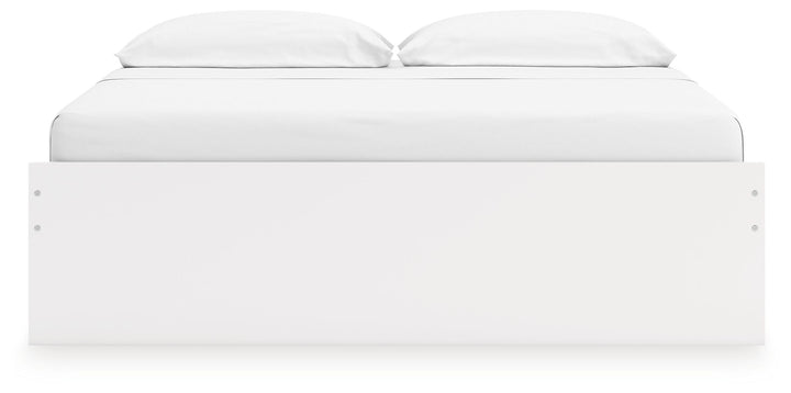 Onita - King Platform Bed With 2 Side Storage - White by Ashley Furniture product image