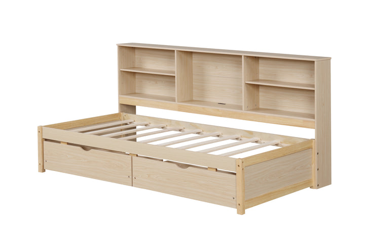 twin-size-bed-frame-with-side-bookshelves-two-drawers-and-built-in-usb-port-natural-color
