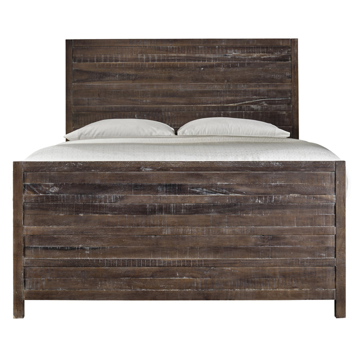 Modus Furniture 8T06L5 Townsend Solid Wood Panel Bed In Java