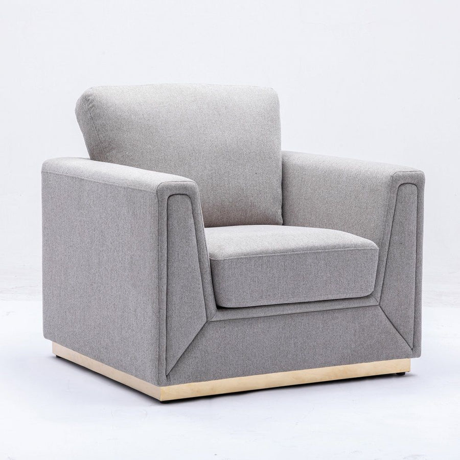 ACME Furniture Valin Chair Gray Linen