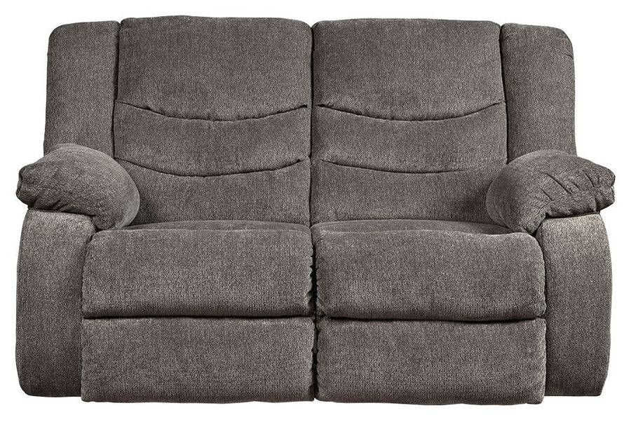 Tulen - Reclining Loveseat - Gray