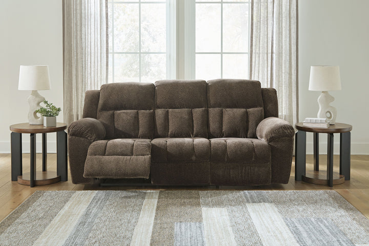 Frohn - Reclining Sofa - Chocolate