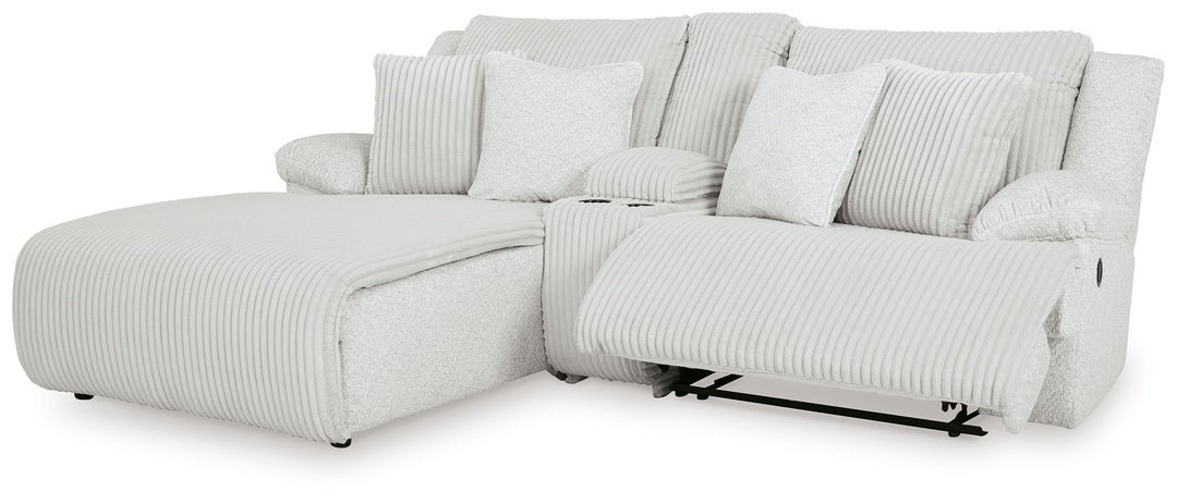 Top Tier - 3-Piece Reclining Sectional Sofa With Laf Chaise - Alloy by Ashley Furniture product image