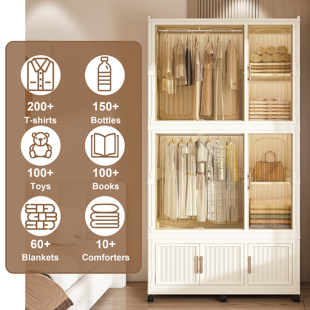 portable-wardrobe-closet-storage-organizer-for-clothes-clothes-dresser-9-magnetic-doors-9-cubes-2-hanging-rod-6-pcs-hangers-baby-wardrobe-storage-cabinet-white