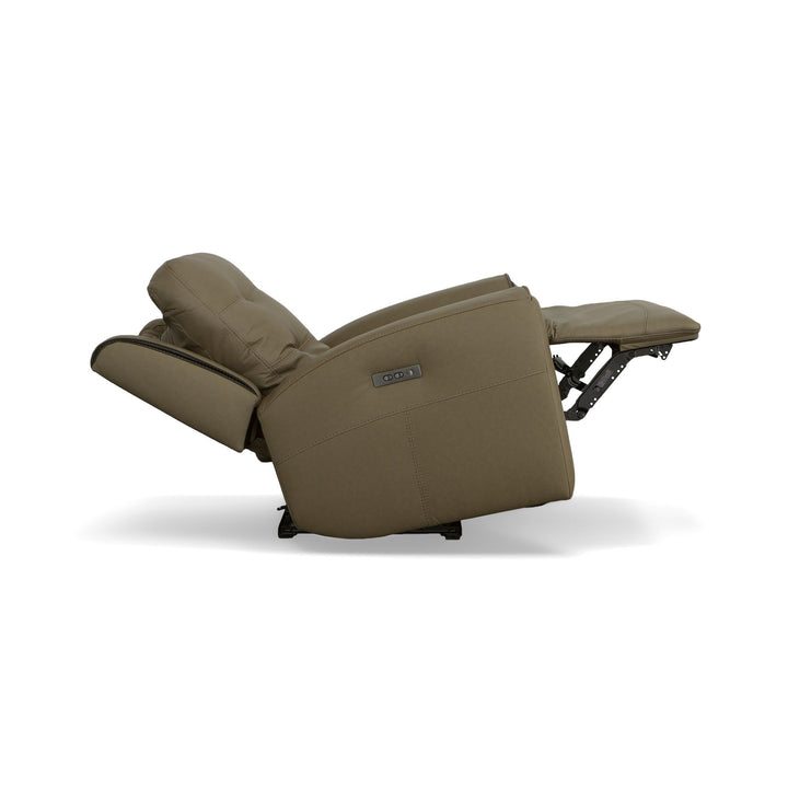 Iris Power Recliner With Power Headrest Khaki