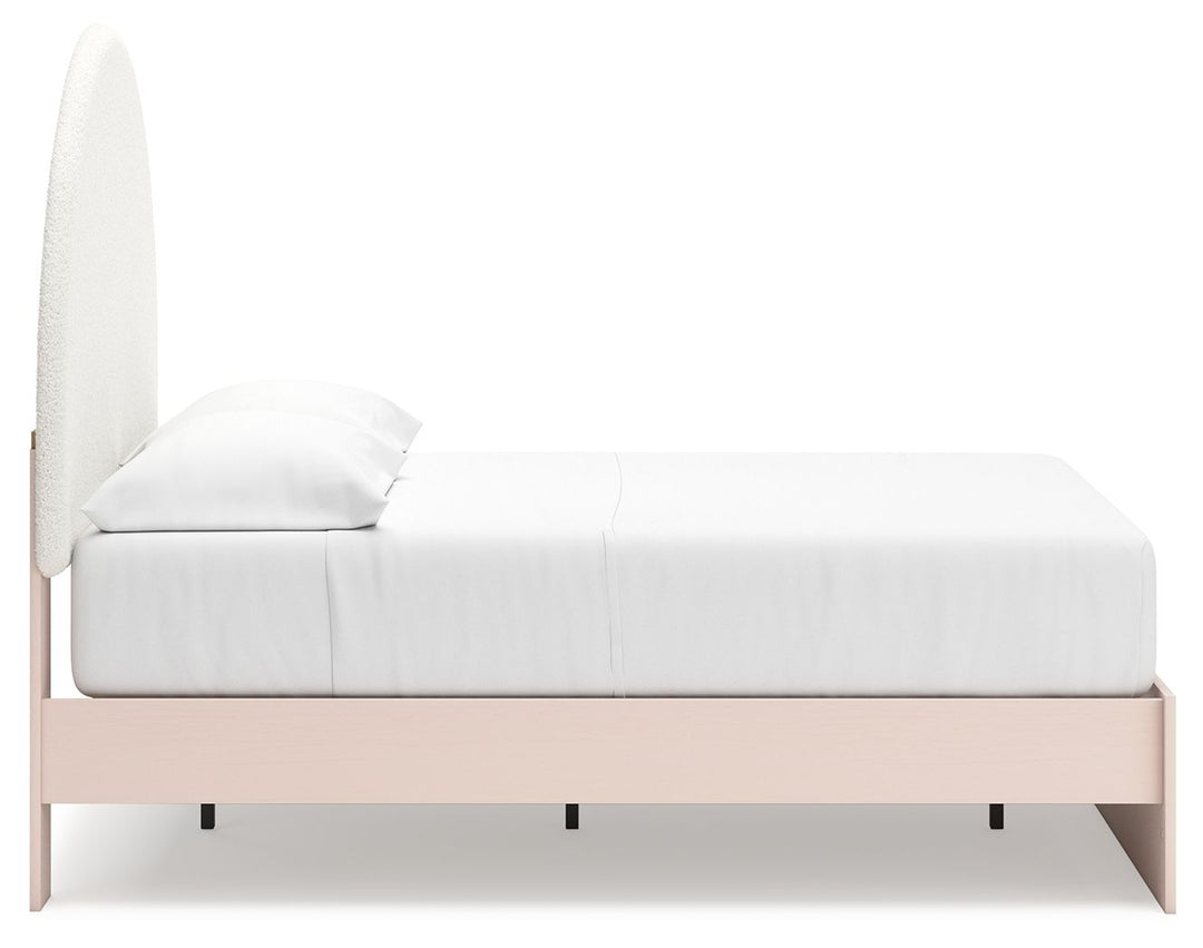 Wistenpine - Full Upholstered Panel Bed - Blush by Ashley Furniture product image