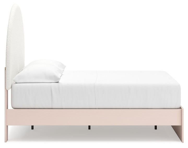 Wistenpine - Full Upholstered Panel Bed - Blush by Ashley Furniture product image