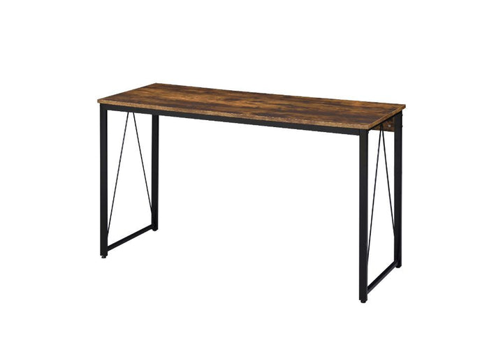 ACME Furniture Zaidin 28" Writing Desk Weathered Oak & Black