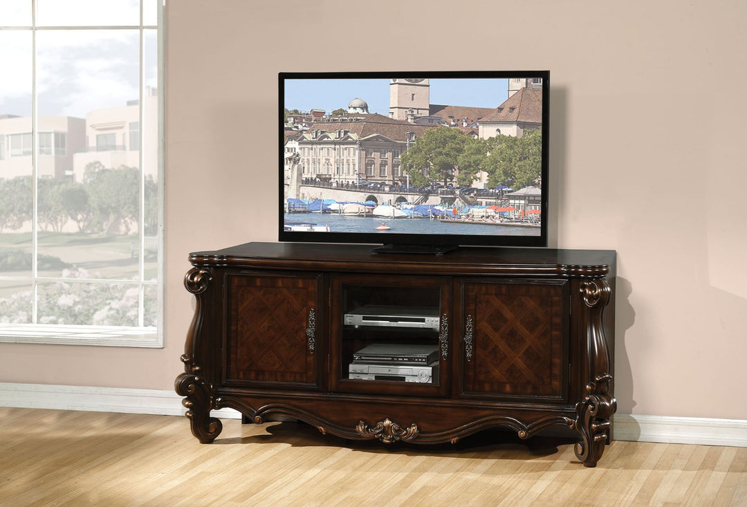 Versailles - TV Stand - Cherry Oak