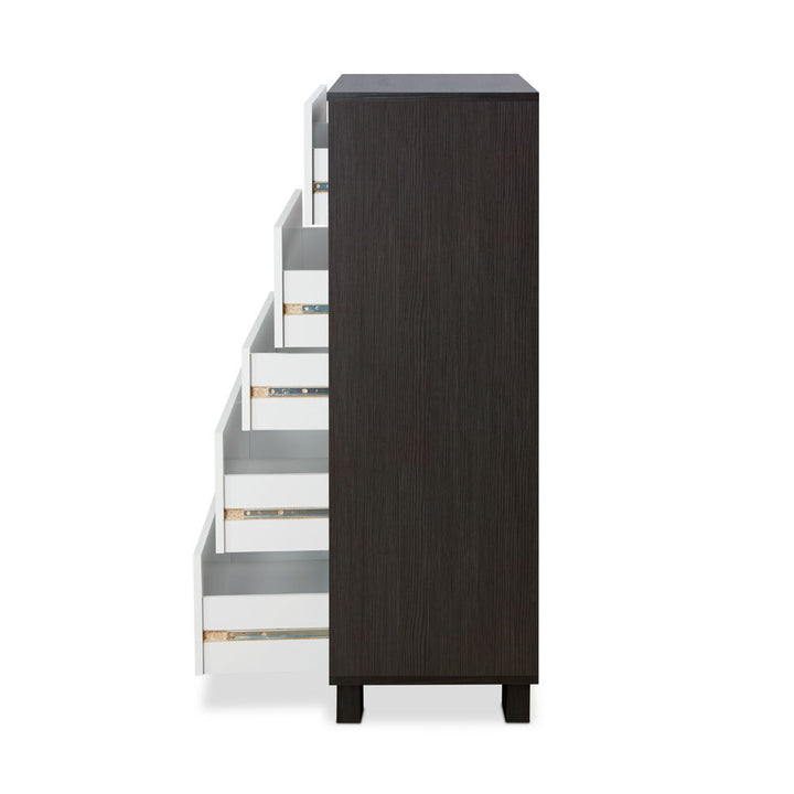 Eloy - Chest - White & Espresso