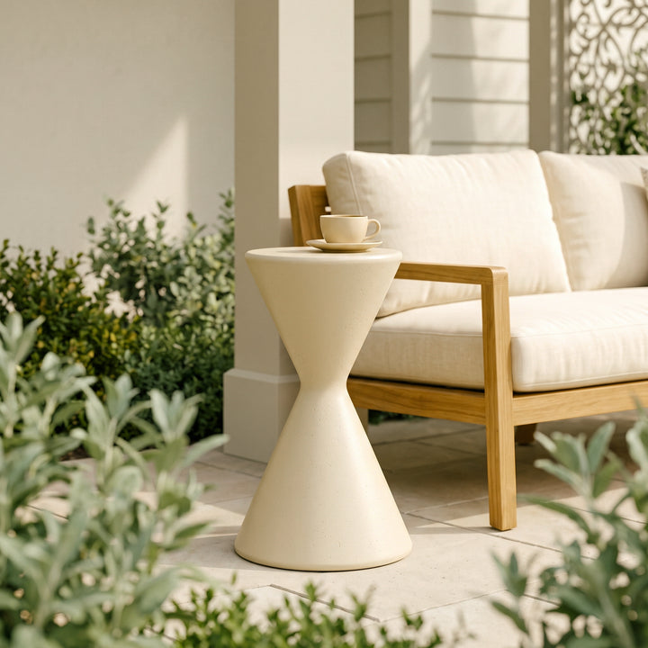24" MgO Garden Pedestal Plant Stand – Gray