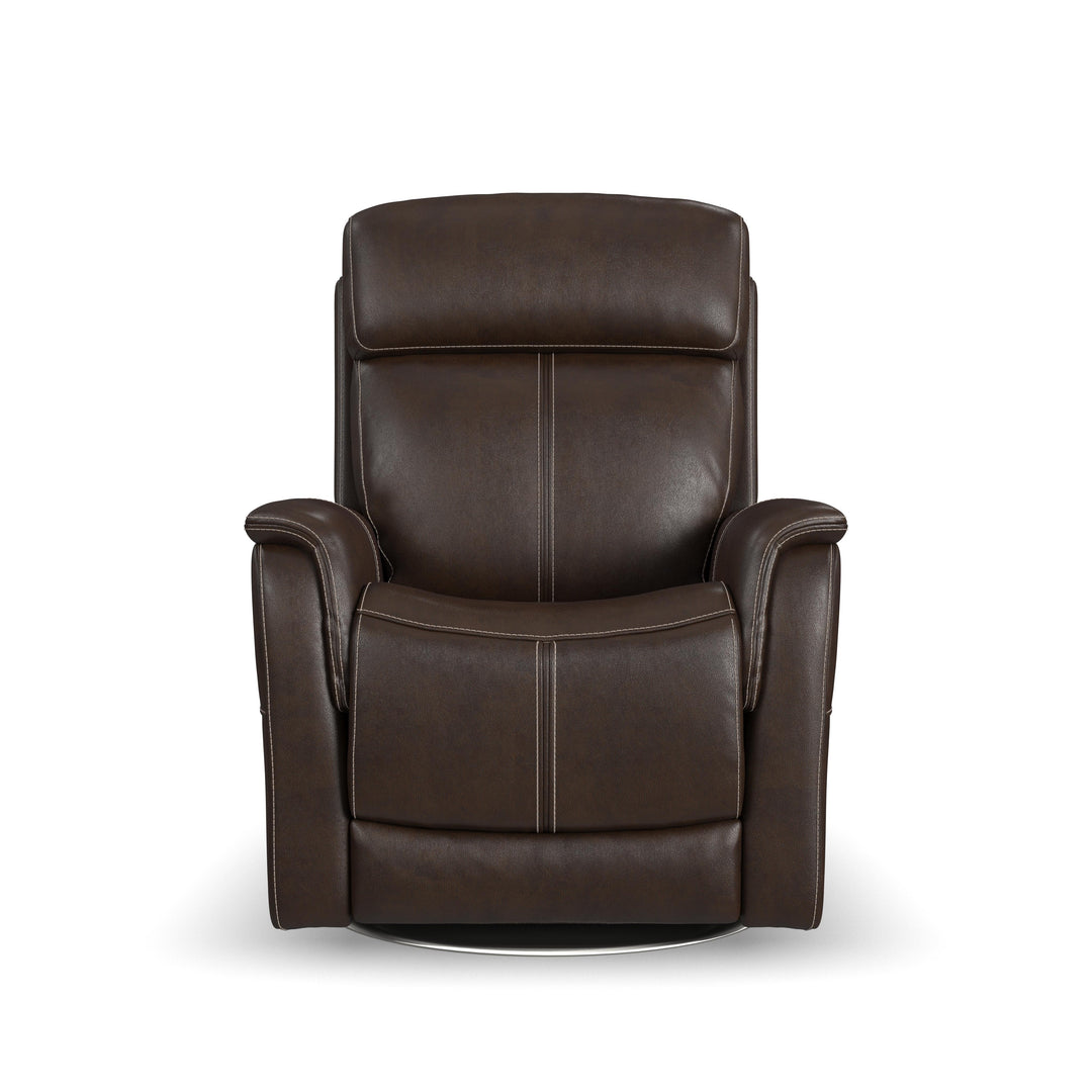 flexsteel-1524-52ph-05070-view-power-swivel-recliner-with-power-headrest-dark-brown