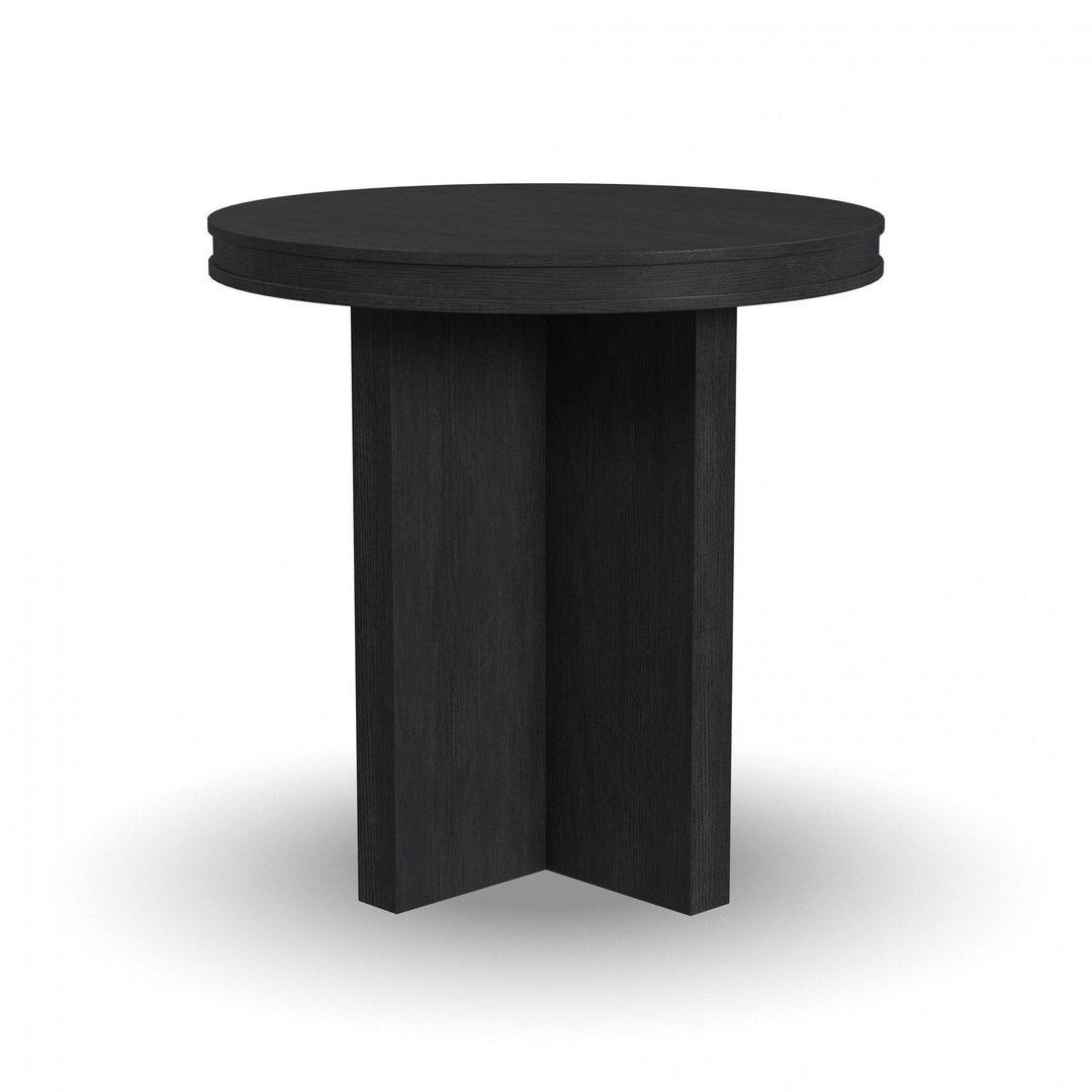 flexsteel-w1027-02-waterfall-round-end-table-black