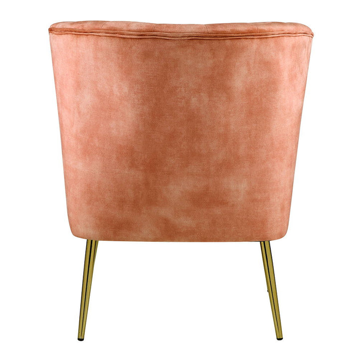 Sambell - Accent Chair - Burnt Orange Velvet