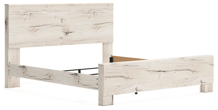 Lawroy - King Panel Bed - Light Natural by Ashley Furniture product image