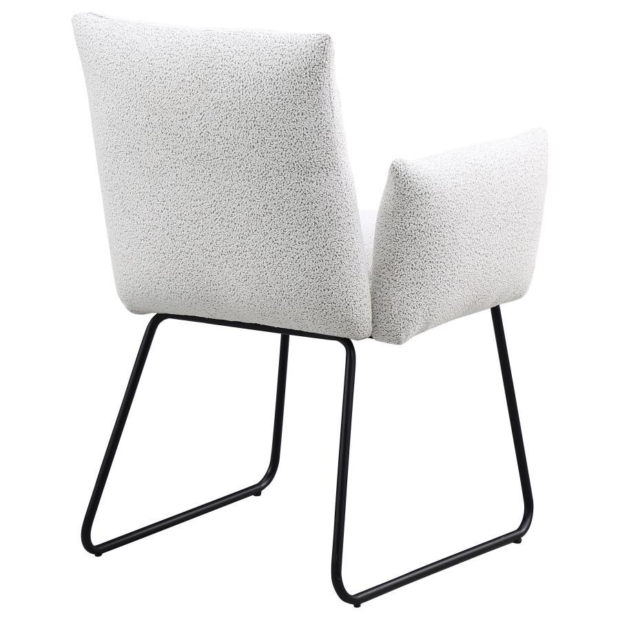 Ackland - Upholstered Dining Side Chair  - Light Gray