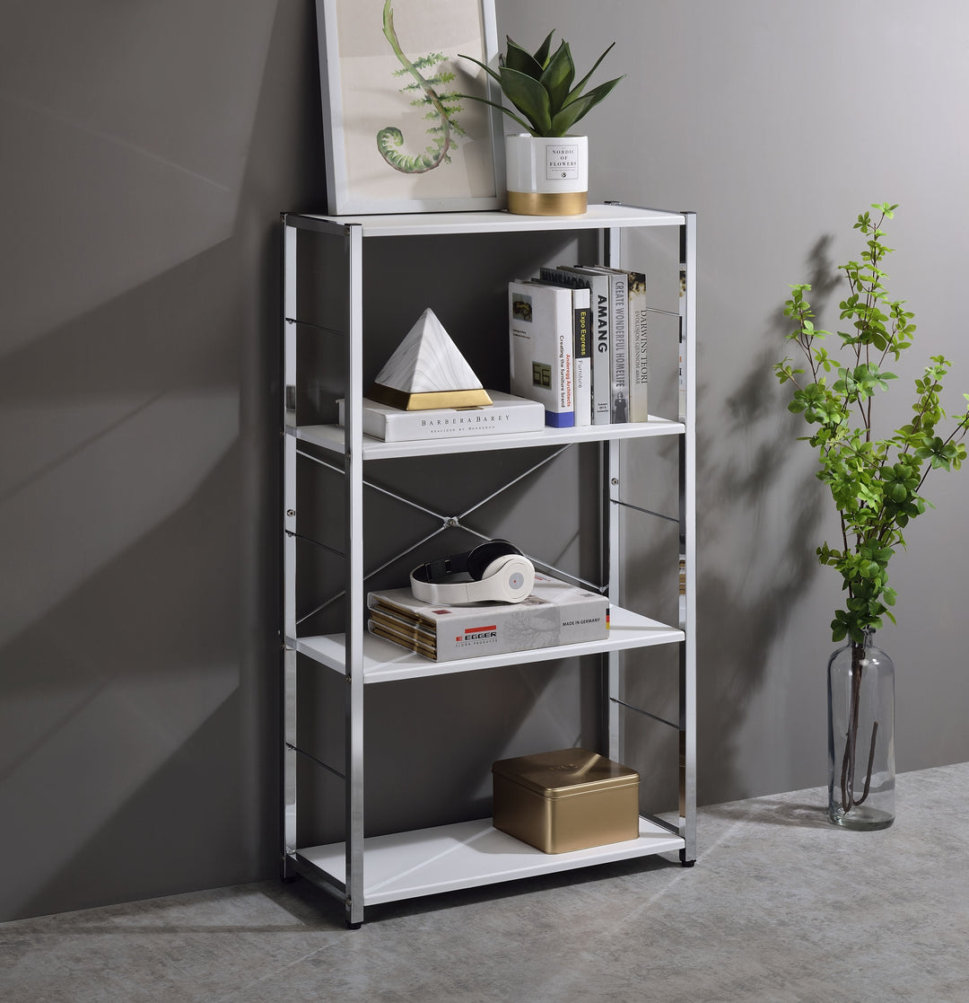 tennos-bookshelf-white-chrome