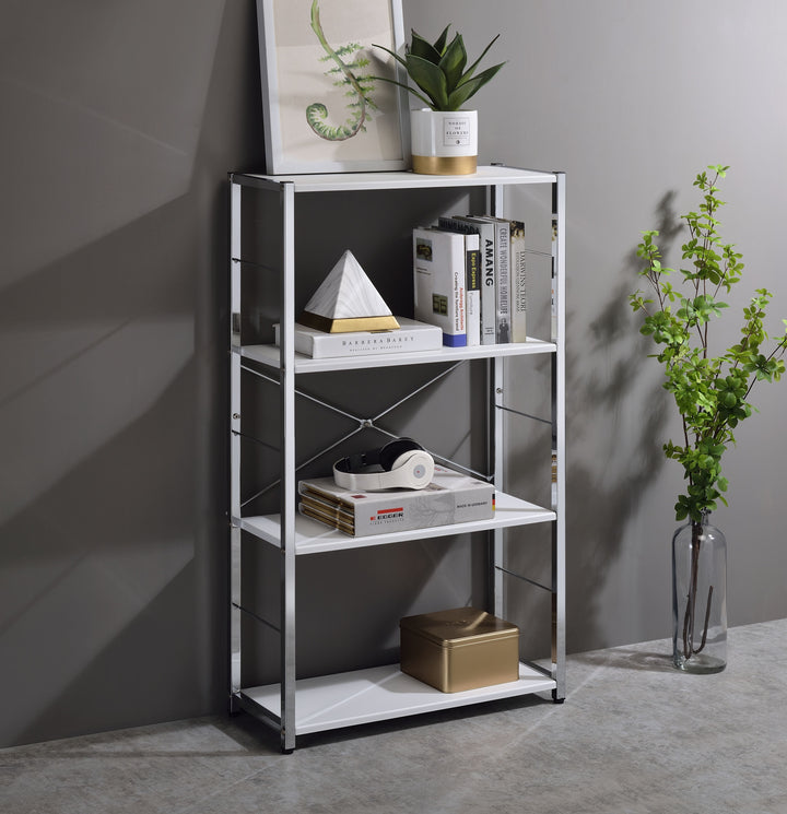 tennos-bookshelf-white-chrome
