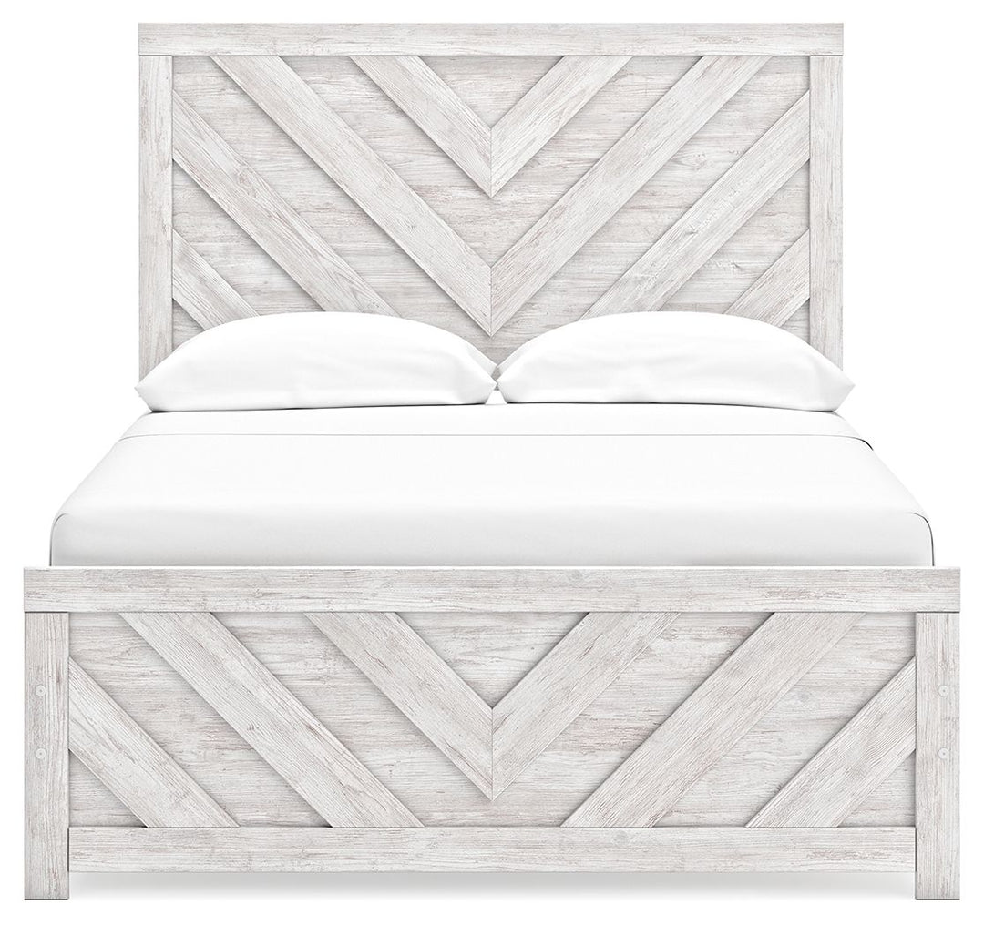 Cayboni - Full Panel Bed - Whitewash by Ashley Furniture product image
