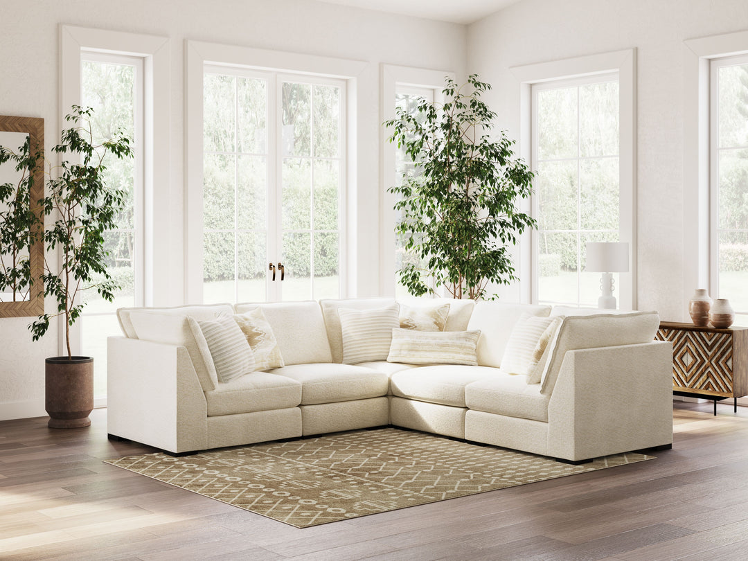 Donelson Creek - 5-Piece Sectional - Vanilla by Ashley Furniture product image