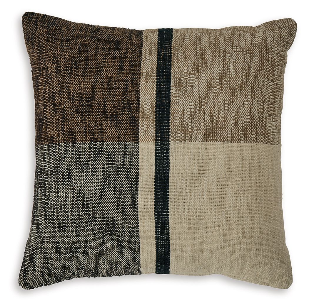 Adrielton - Pillow - Black / Brown / Tan