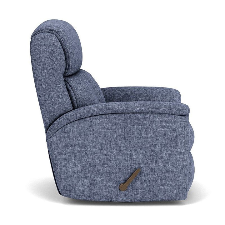 Luna Swivel Gliding Recliner Blue
