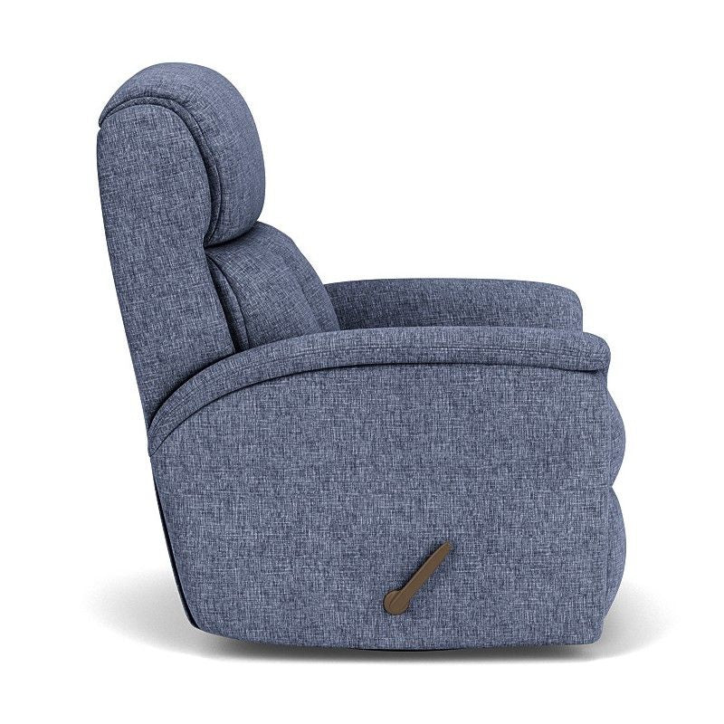 Luna Swivel Gliding Recliner Blue