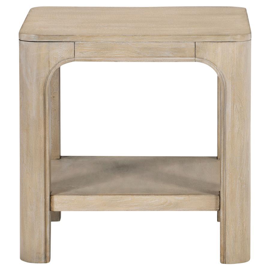 Solano - 2-Piece Square Coffee Table Set - Weathered Mango