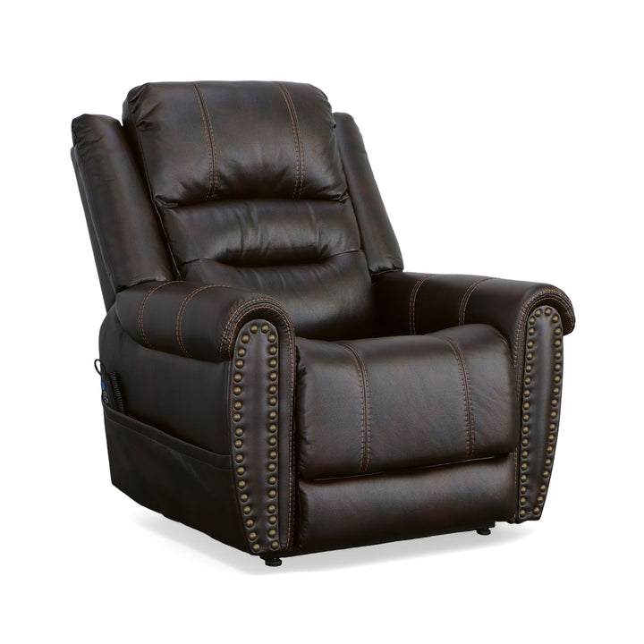 Oscar Fabric Power Lift Recliner with Right